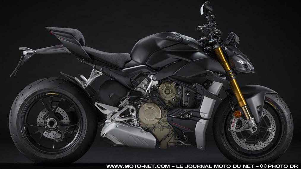 Les Ducati Streetfighter V4 sont un peu plus vert en 2021, le S tout noir