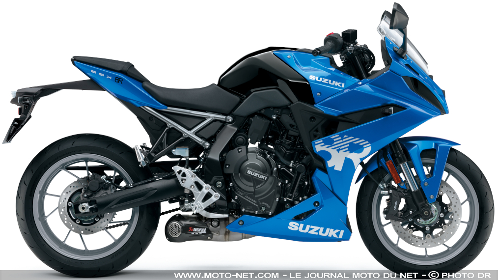 Akrapovic hausse le ton et le son des Suzuki GSX-8 S, R, T et TT