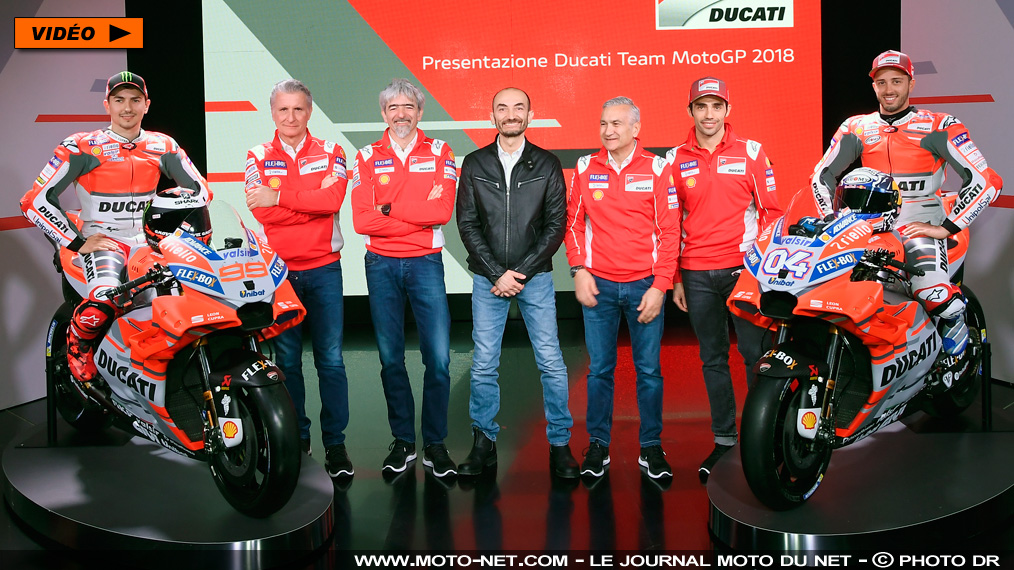 Desmosedici GP18 : Ducati mise sur des évolutions pour viser le titre mondial