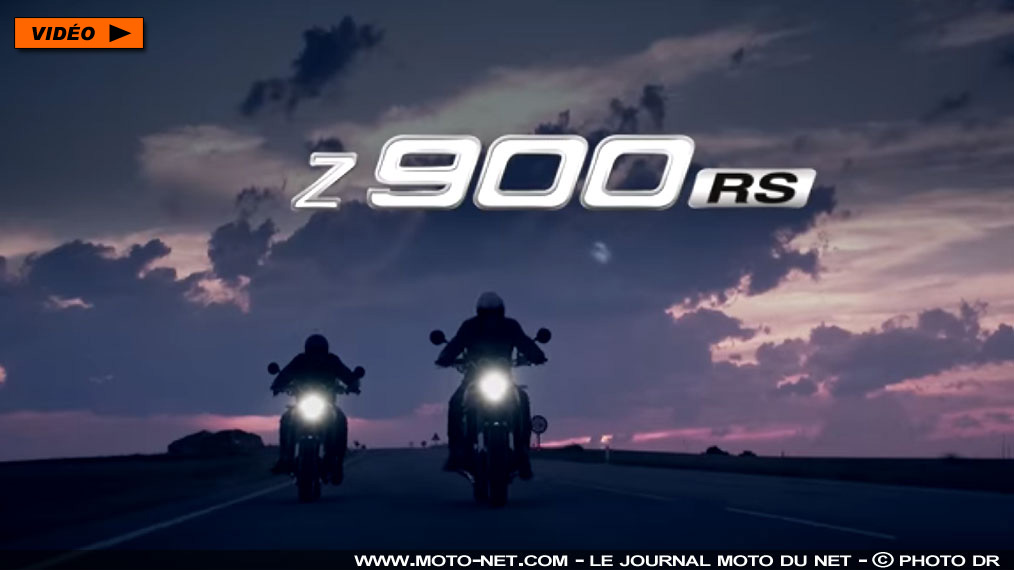 Kawasaki confirme l'arrivée de la Z900RS 2018 en vidéo