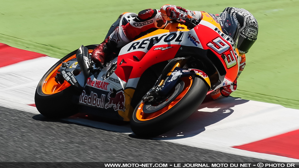 Séduit par le nouveau Michelin avant, Marquez domine les essais MotoGP officiels à Barcelone