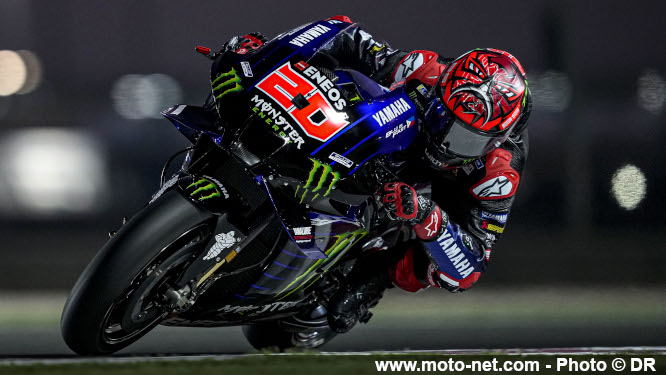 Quartararo en tête des essais MotoGP 2021 au Qatar, Zarco 6ème