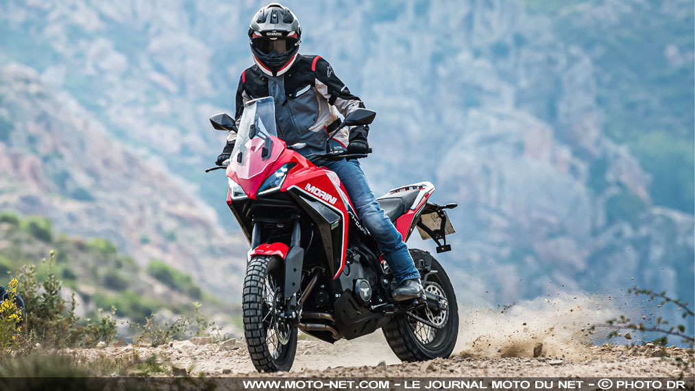 Essai trail X-Cape : Moto Morini "s'é-chine" avec succès !