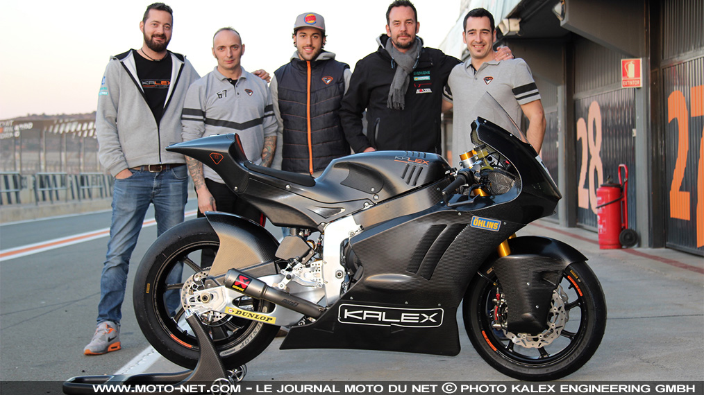 Kalex teste le nouveau moteur Triumph en Moto2