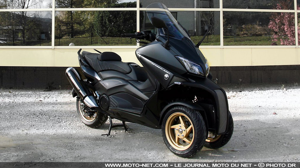 Un Yamaha Tmax à trois-roues, vous en rêviez ? Lazareth l'a fait !