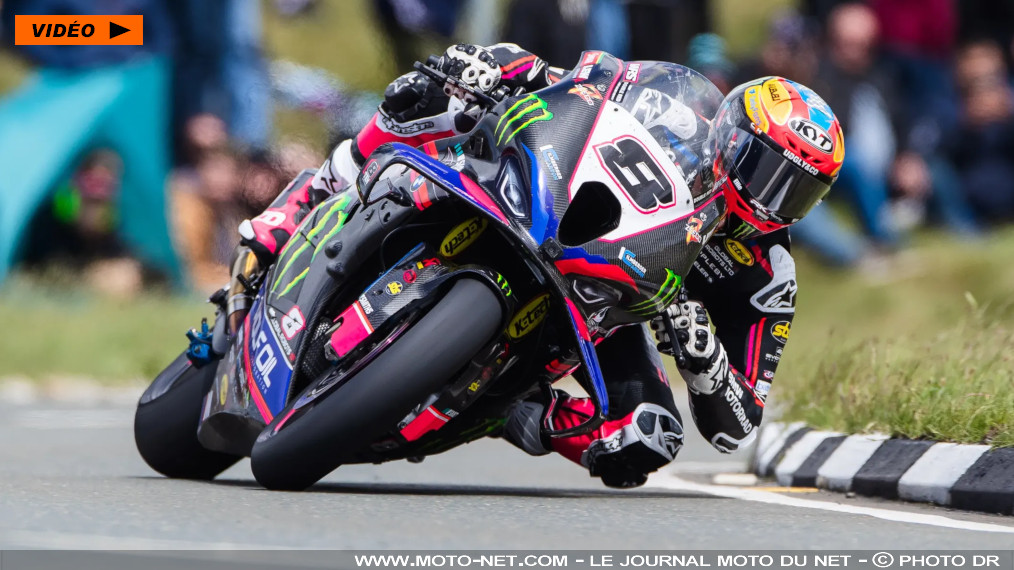 Vidéo de la première course Superbike du Tourist Trophy 2025