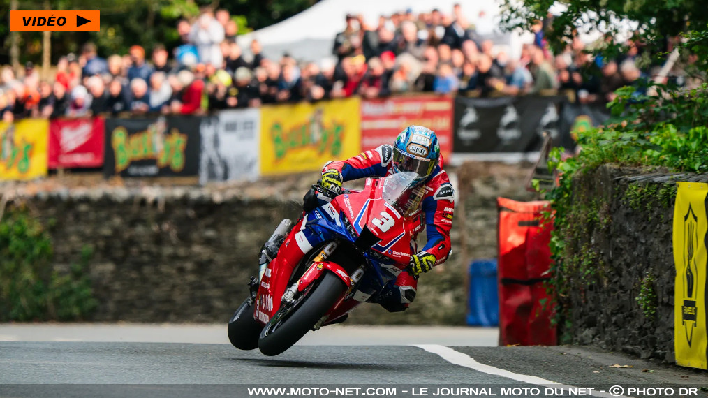 Vidéo de la première course Superstock du Tourist Trophy 2025