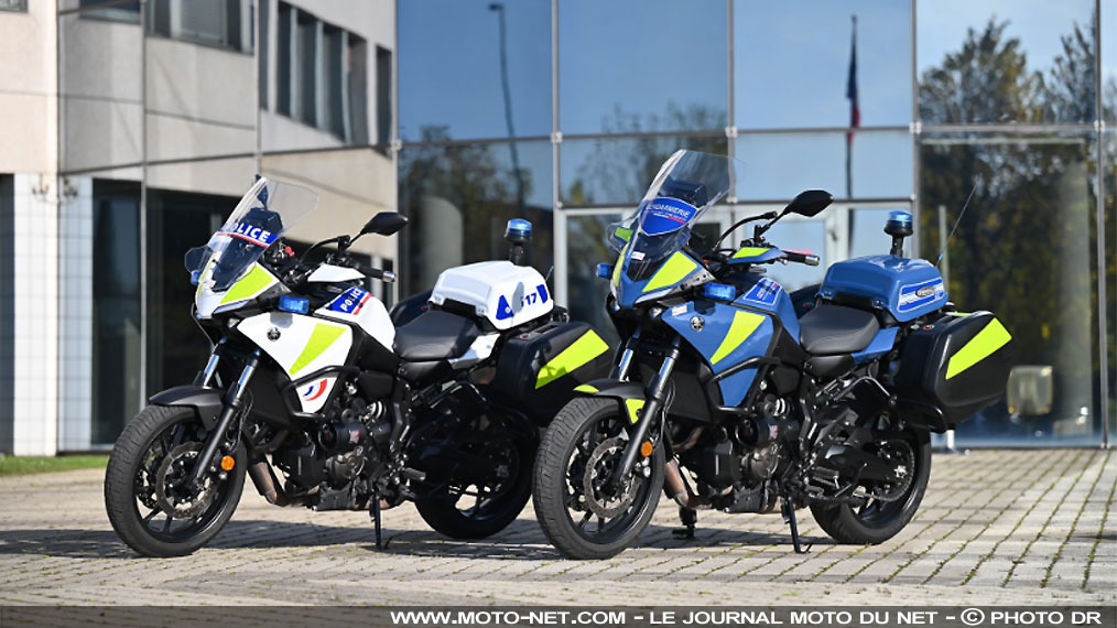 Les motards de la Gendarmerie et Police aussi en Yamaha