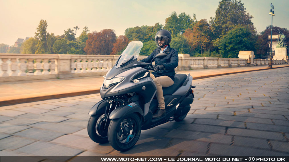 Le Yamaha Tricity 300 passe à Euro5 et le Tricity 125 s'y prépare pour début 2021