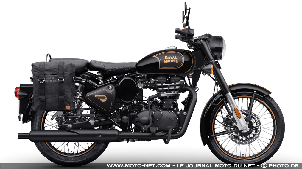 Classic Tribute Black : le mono 500 de Royal Enfield va cesser de battre