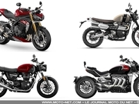 Nouveaux coloris et prix des motos Triumph 2024