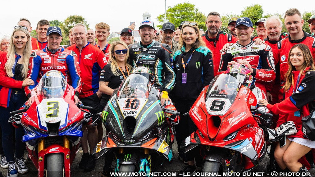 Résultats et vidéo de la première course Superbike du TT 2024