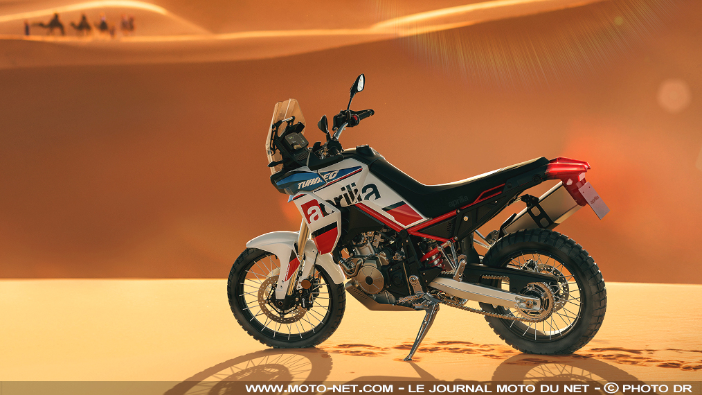 Aprilia lance trois nouveaux coloris 2024 sur son trail Tuareg 660