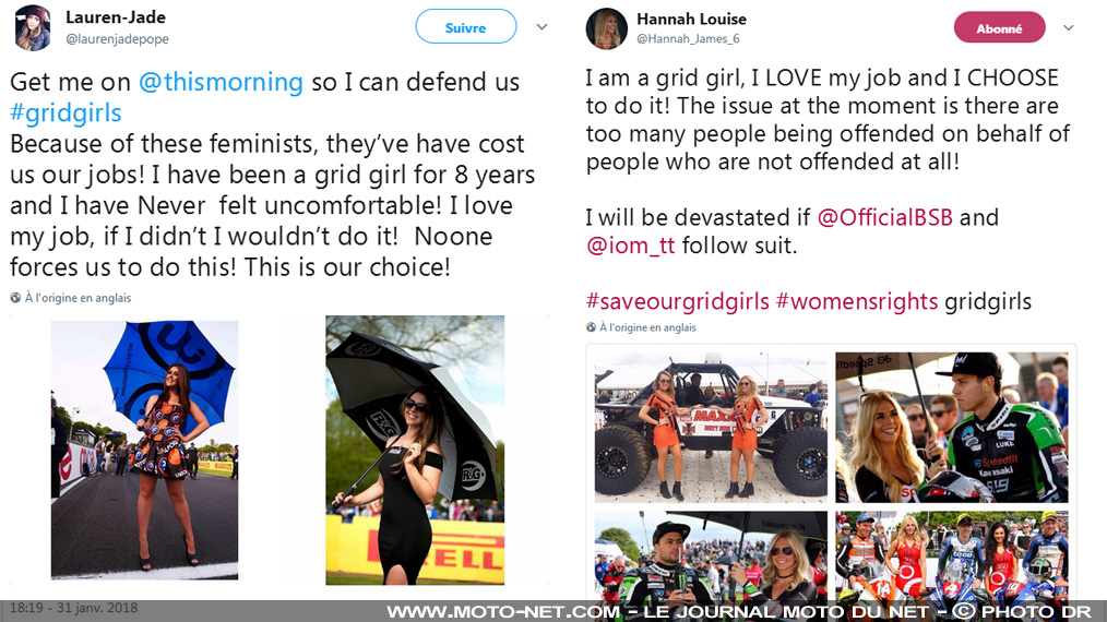 Interdites en F1 et menacées en sport moto, les umbrella girls se révoltent sur les réseaux