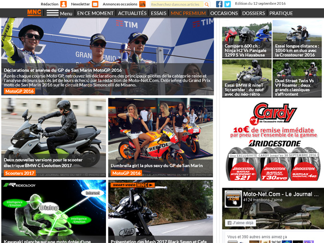 Le Journal moto du Net dévoile sa nouvelle version