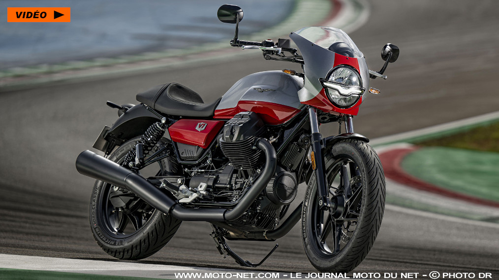 Moto Guzzi présente sa petite moto sportive V7 Stone Corsa