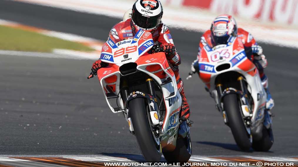 GP de Valence MotoGP - Dovizioso (abandon) : Finalement c'était positif que Lorenzo soit devant moi