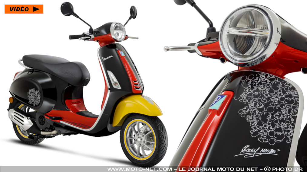 Vespa propose une série de Primavera aux fans de Mickey Mouse