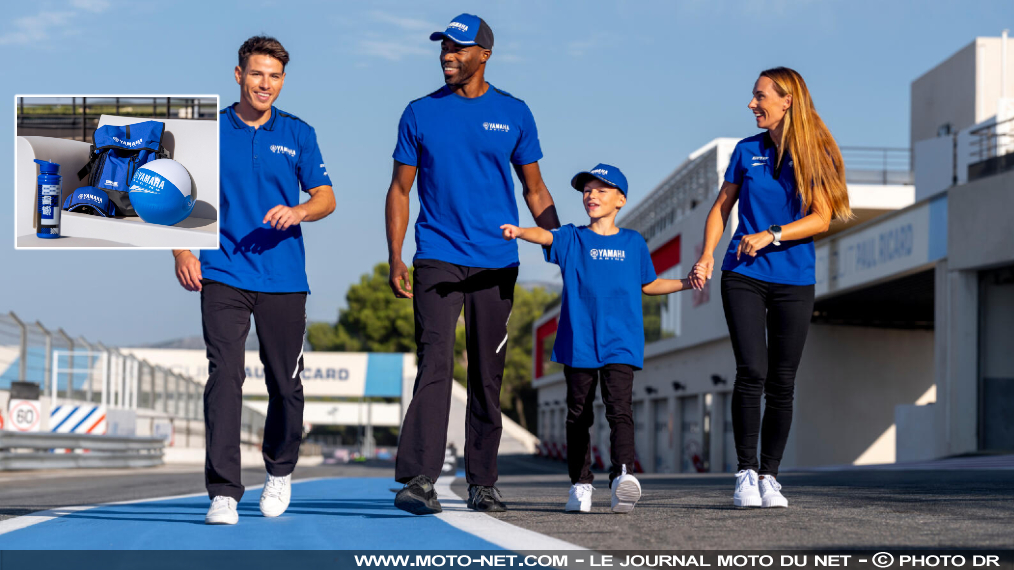 Equipement - Collection de vêtements Yamaha 2022 : la vie en bleu !