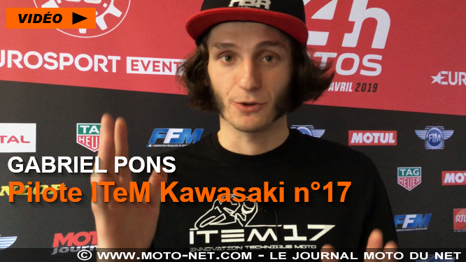 Gabriel Pons : La fourche eXcentive offre trois avantages à la Kawasaki n°17 expérimentale