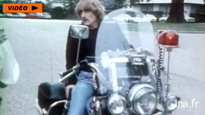 L'INA ressort de ses archives une vidéo de Christophe à moto en 1982