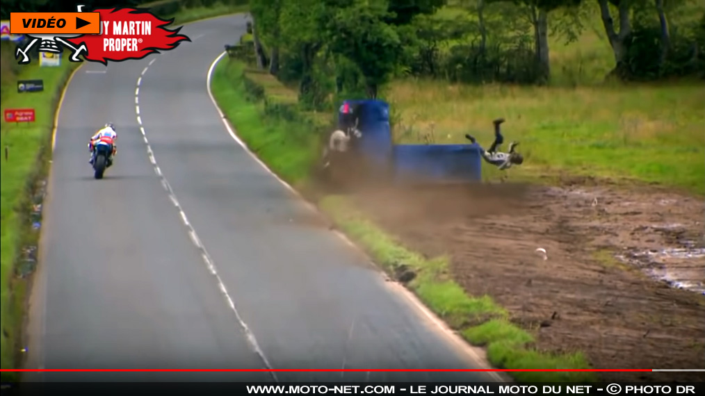 [Vidéo] Compilation de chutes de Guy Martin, pilote moto & Co