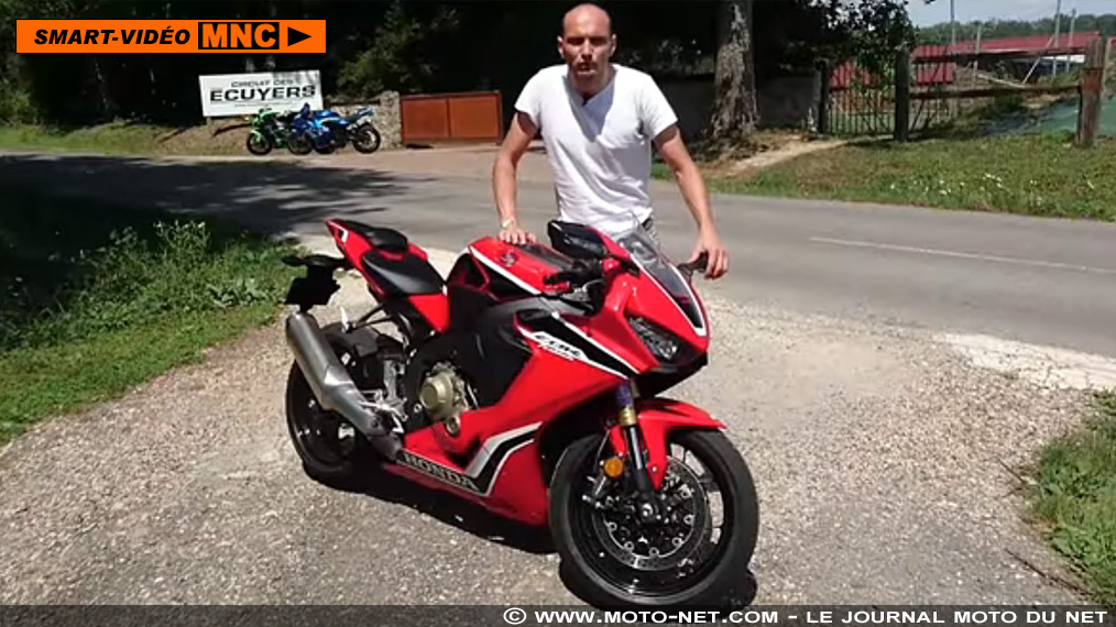 Comparatif Superbike : la Honda CBR1000RR en smart-vidéo