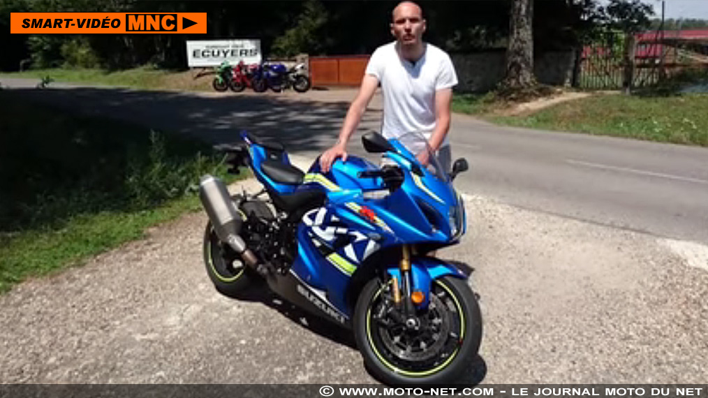 Comparatif Superbike : la Suzuki GSX-R 1000R en smart-vidéo 