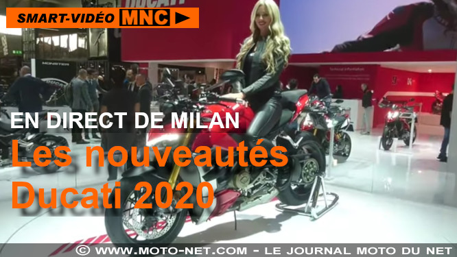Vidéo : les nouveautés Ducati au salon de Milan Eicma