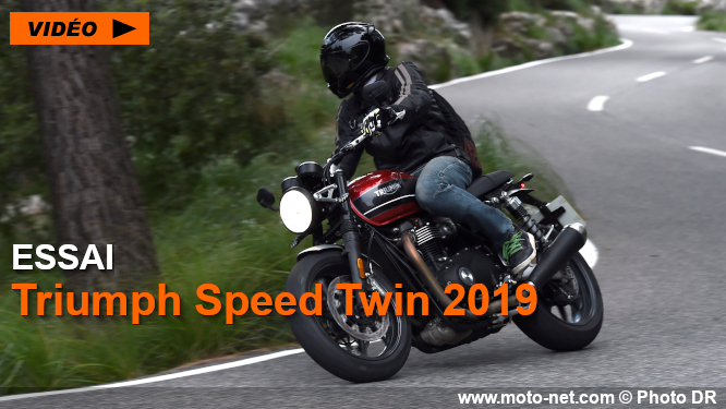 Essai vidéo de la nouvelle Triumph Speed Twin 2019