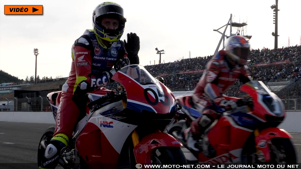 [Vidéo] Honda RC213V-S et Super Cub : les récompenses de Freddy Foray à Motegi !