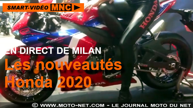 Vidéo : les nouveautés Honda au salon de Milan Eicma