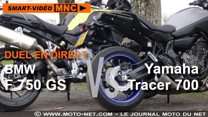 Smart-vidéo MNC en direct : les moteurs des F750GS et Tracer 700 2020