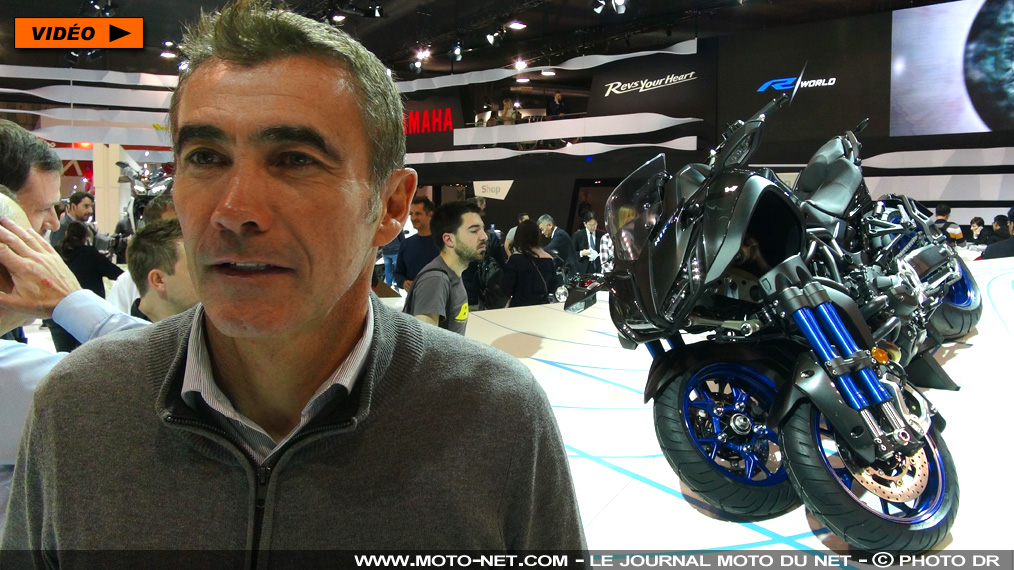 Interview vidéo : la nouvelle moto Yamaha 3-roues Niken avec Alexandre Kowalski