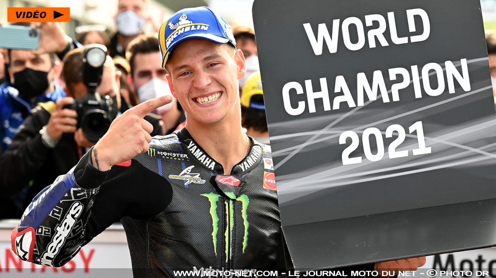 [Vidéo] La saison 2021 du champion de MotoGP Fabio Quartararo