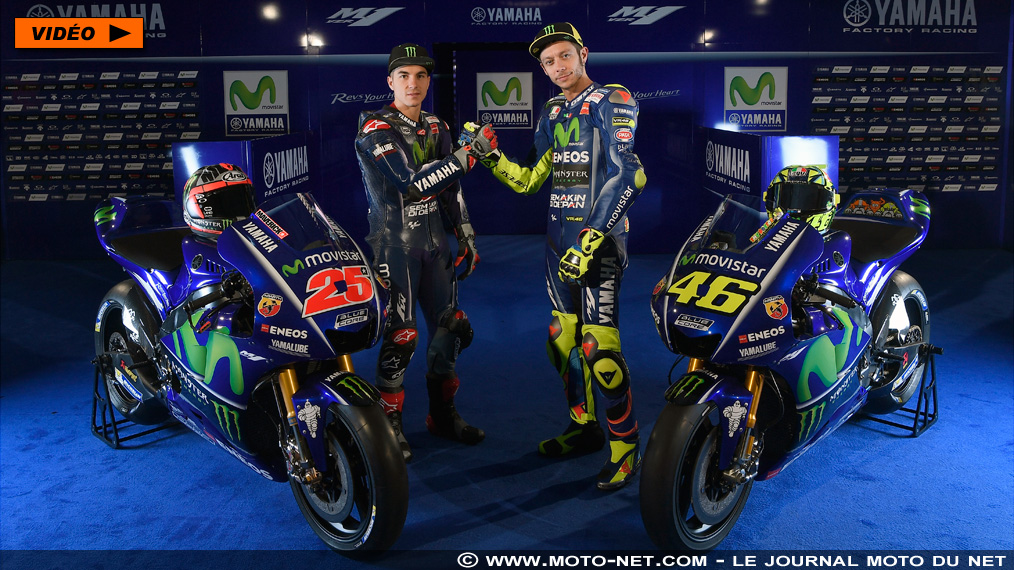 Rossi découvre sa nouvelle moto... et son nouveau coéquipier