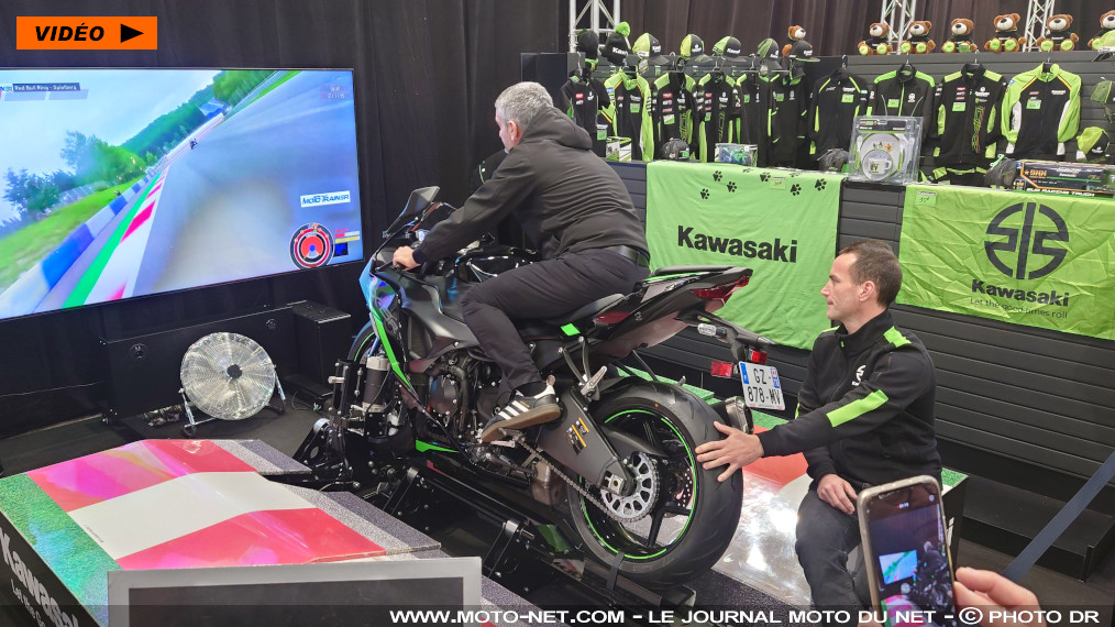 Nouveautés et actualité Kawasaki 2025 en direct du Salon moto de Lyon 