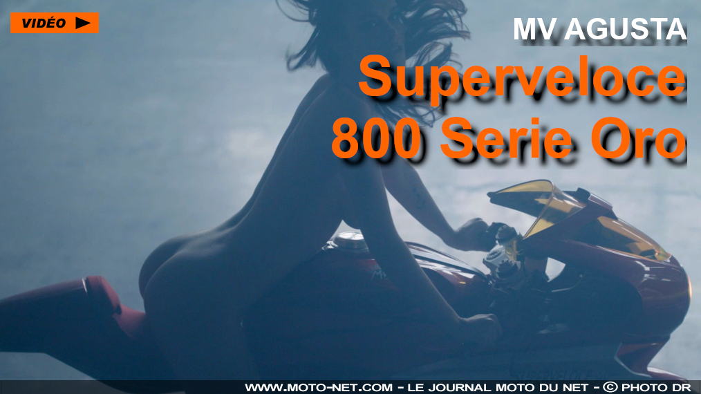 MV Agusta lance la Superveloce 800 Serie Oro : attention les yeux !