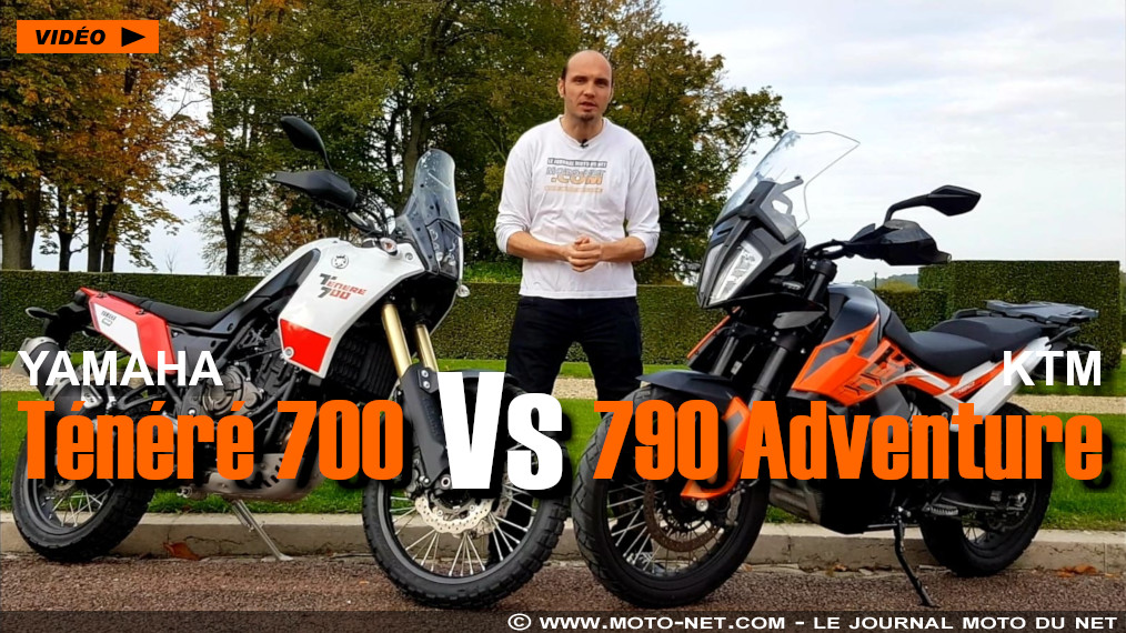 Yamaha Ténéré 700 Vs KTM 790 Adventure : en direct du duel MNC