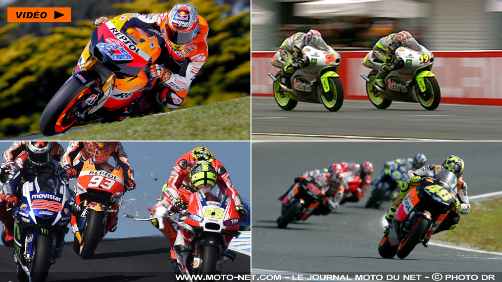 Top 5 des pilotes, événements, victoires, tours et constructeurs du GP moto d’Australie 