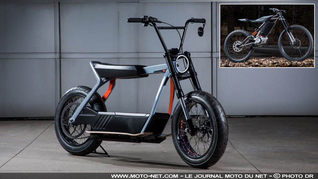 Les concepts branchés de vélo et trottinette électriques Harley-Davidson
