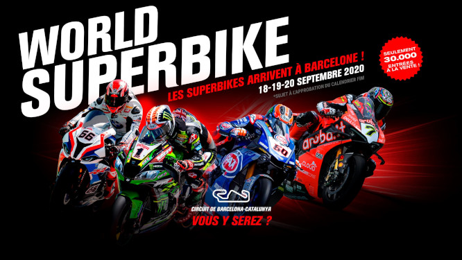 Le World Superbike à Barcelone en 2020