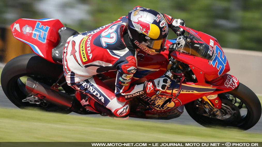 WSBK 2017 : Jake Gagne sur la Honda de Nicky Hayden à Laguna Seca