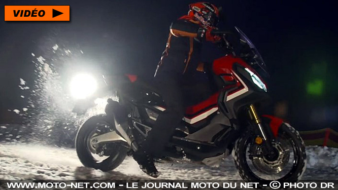 [Vidéo] Marc Marquez teste le Honda X-ADV sur la neige !