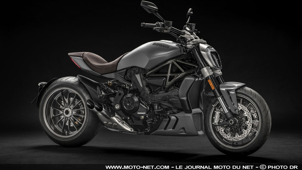 La Ducati XDiavel 2019 se pare d'une nouvelle nuance de grey