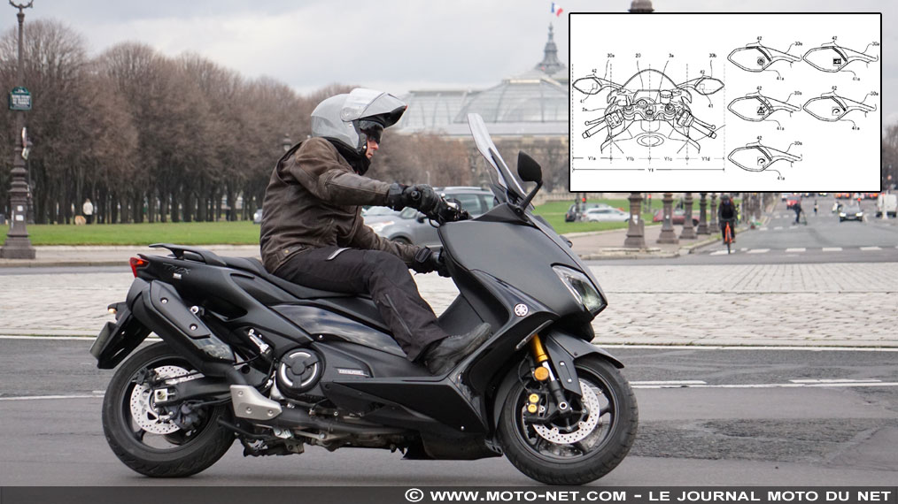Un détecteur d'angle mort pour les motos et scooters Yamaha