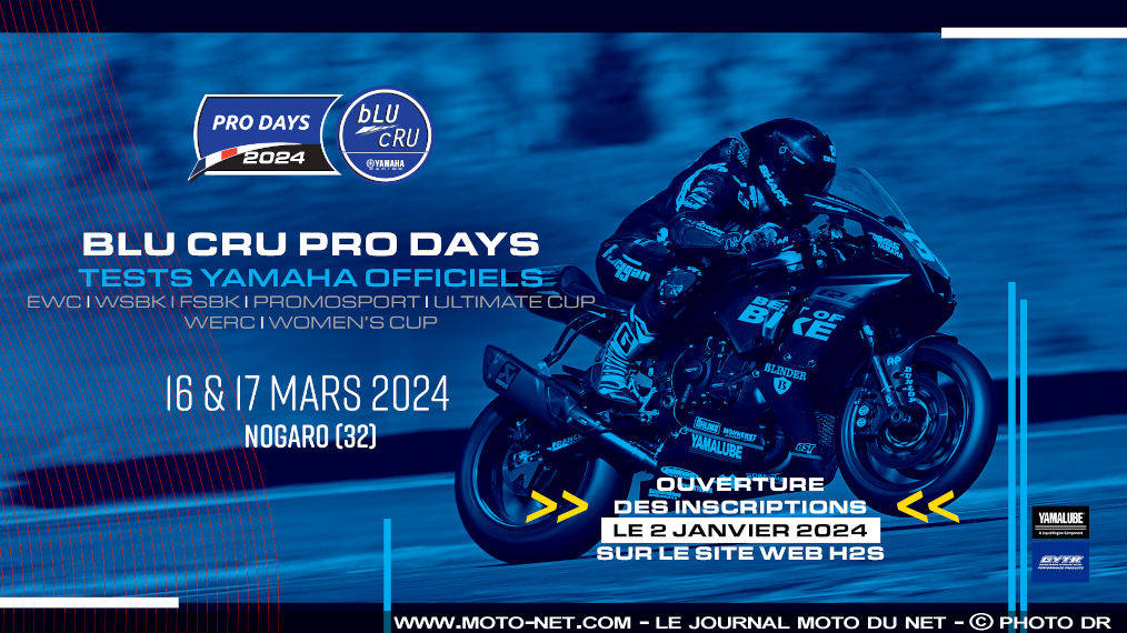 Yamaha Blu Cru Pro Days à Nogaro 