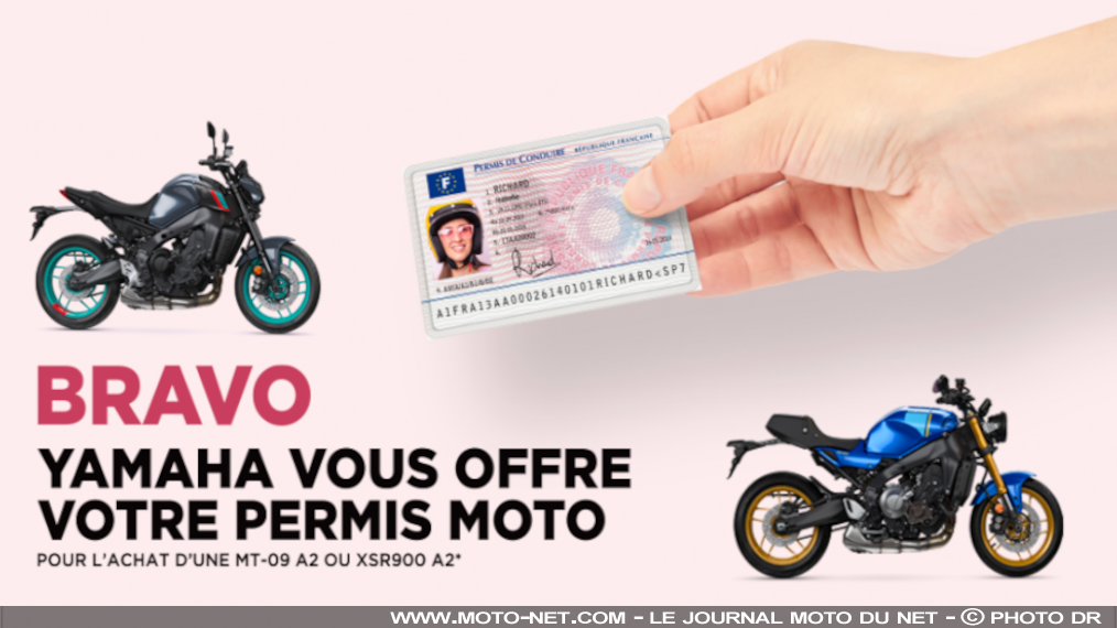 Yamaha offre le permis moto à l'achat d'une MT-09 ou XSR900 