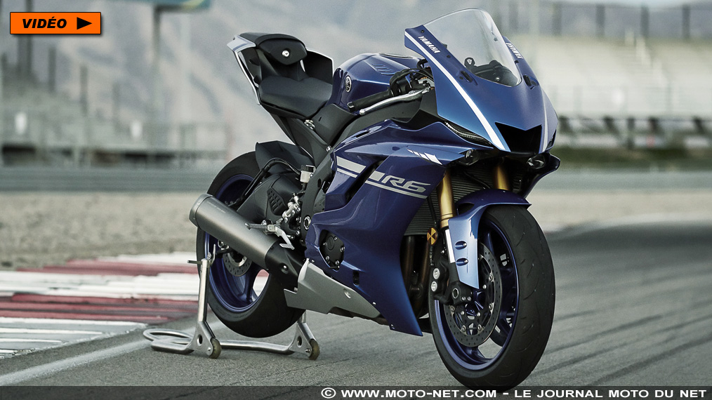 Nouvelle Yamaha R6 2017 : premières informations, photos et vidéo