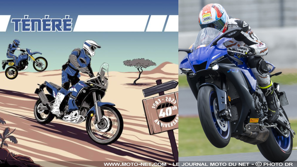 Yamaha fête les 40 ans de la Ténéré et les 25 ans de la R1